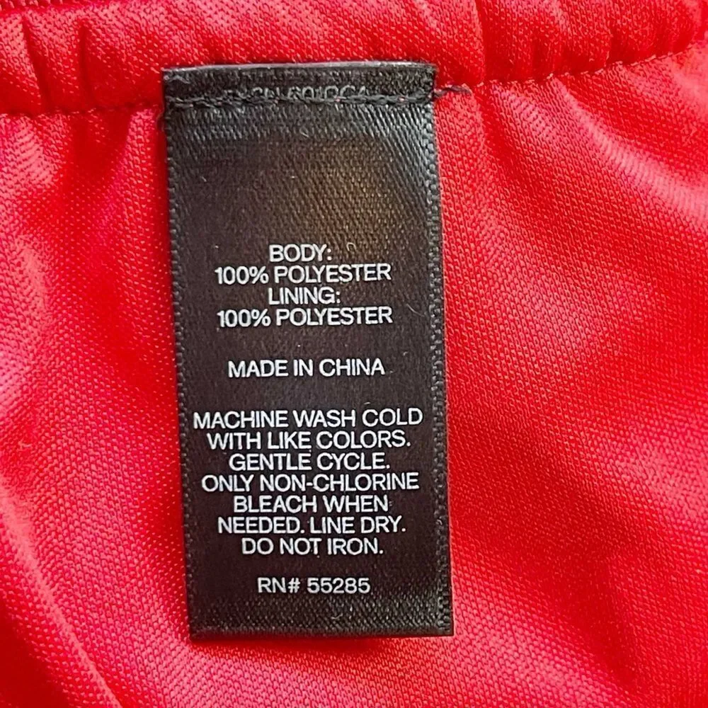 Alice and Olivia Floral Pleated Red Skirt. NWT 10